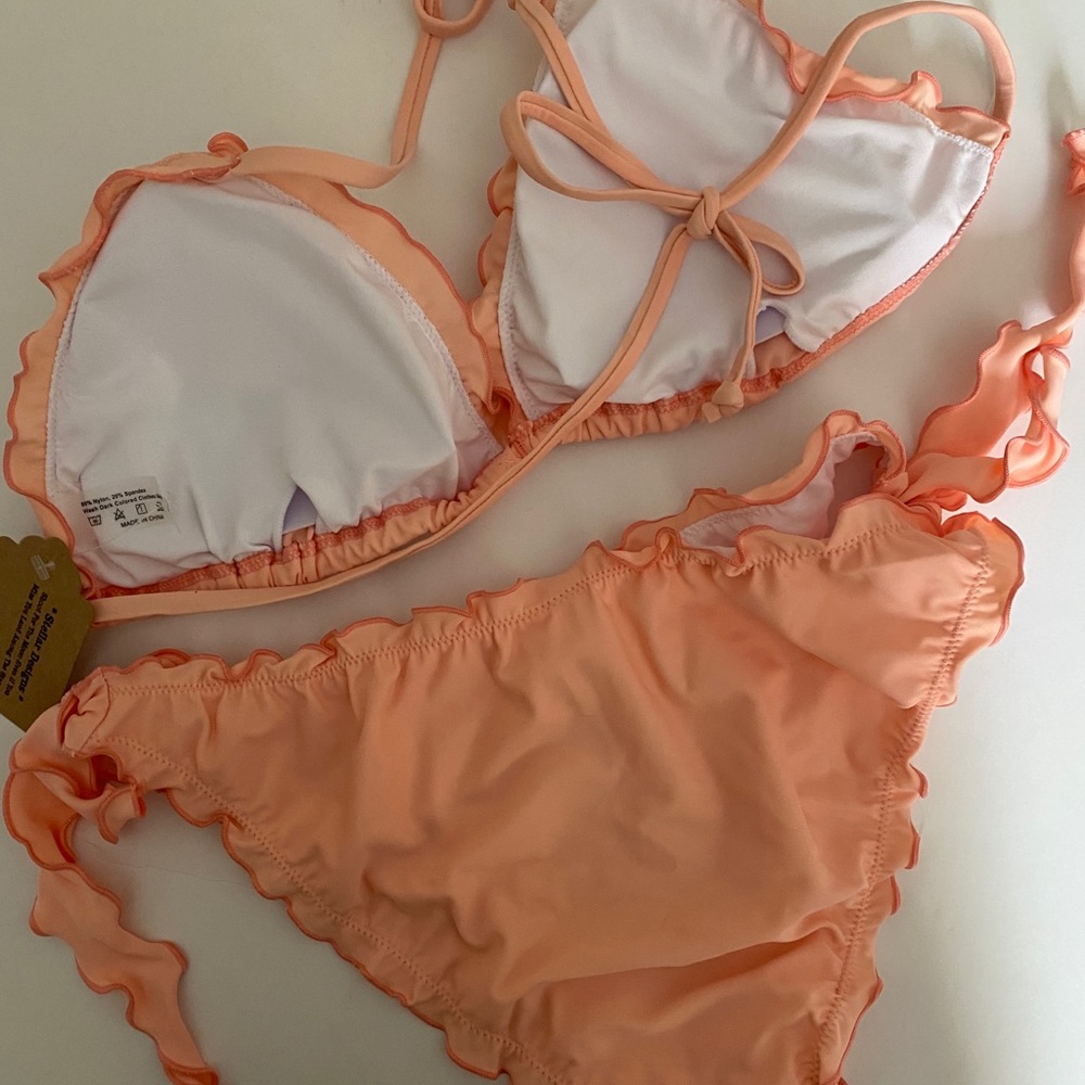 Stellar Ruffled Bikini- NWT - Picture 8 of 9